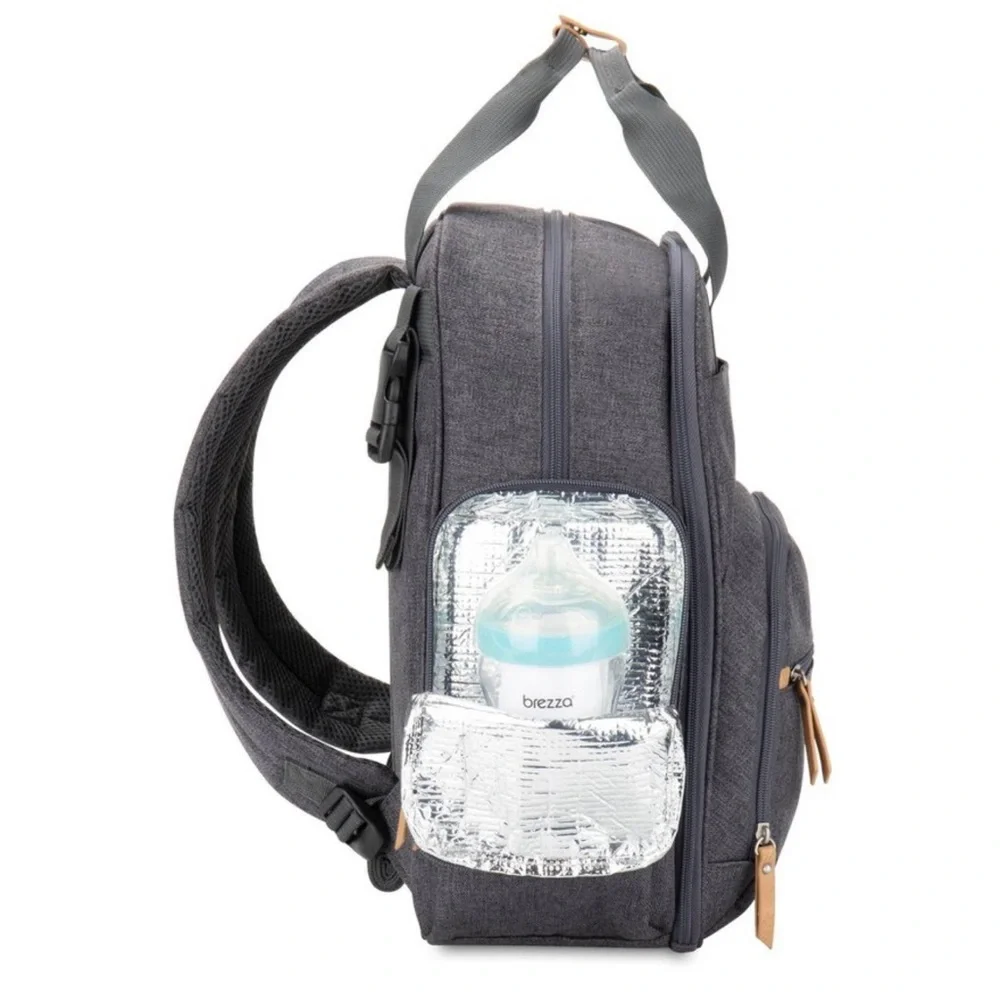 Gray Diaper Backpack